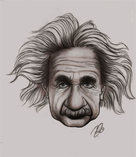 Albert Einstein Caricature By Bypaulo On Deviantart
