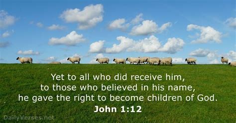 John 112 Bible Verse Of The Day