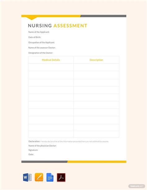 5 Nursing Care Plan Templates In Word Pdf Apple Pages