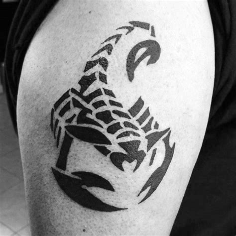 Tribal Scorpion Tattoo Designs For Men Manly Ink Ideas