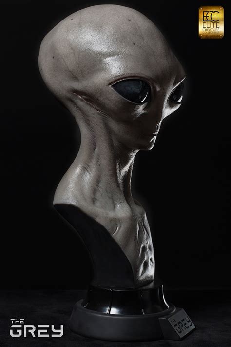 Alien is a 1979 science fiction horror film directed by ridley scott and starring tom skerritt, sigourney weaver, veronica cartwright, harry dean stanton, john hurt, ian holm and yaphet kotto. Elite Creature Grey Alien Bust : Cinemaquette, Bringing the Magic of the Movies Home