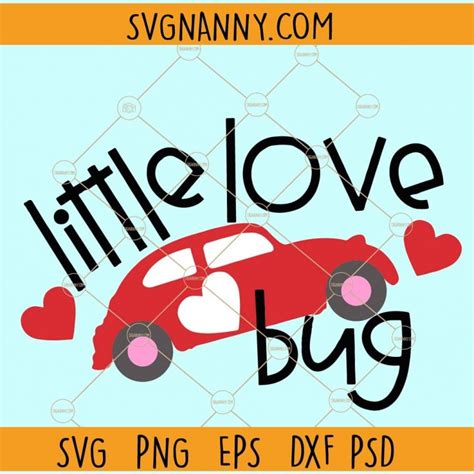 Little Love Bug Svg Baby Valentine Svg Love Bug Svg Kids Valentine