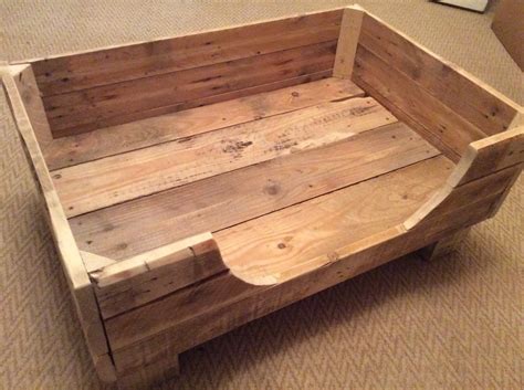 It's equivalent to standard dog beds however nest dog beds simply have round edges and you can discover these kinds of dogs beds online. Rustic Dog Bed made from reclaimed pallet wood.