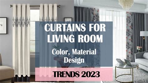 Latest Popular Curtains Trends 2023 For Living Room Curtain Design