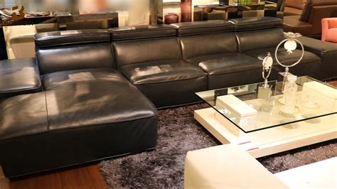 L Shaped Sex Chesterfield Sofa Modern Sectional Furniture Living Room