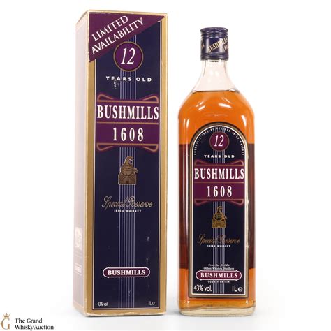 Bushmills 12 Year Old 1608 Special Reserve Auction The Grand
