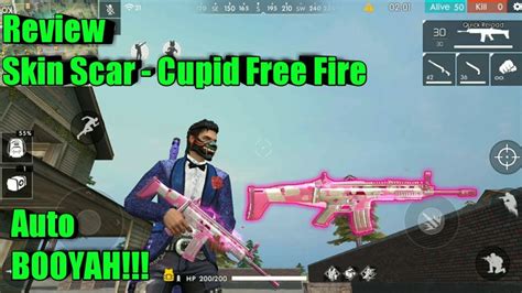 Free fire is a mobile game where players enter a battlefield where there is only one. Review Skin Scar - Cupid Free Fire | Garena Free Fire ...