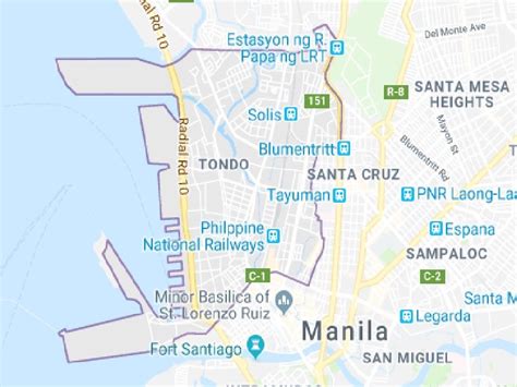 Tondo Manila Map