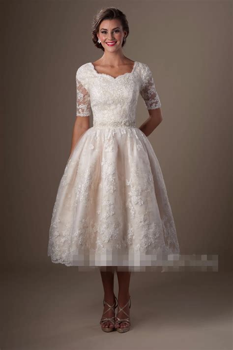 Modest Tea Length Wedding Dresses Best 10 Find The Perfect Venue For