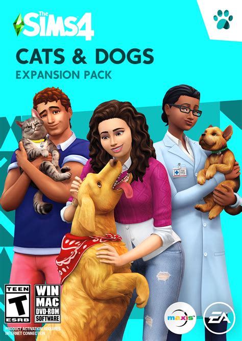 The Sims 4 Cats And Dogs Expansion Pack Electronic Arts Pc