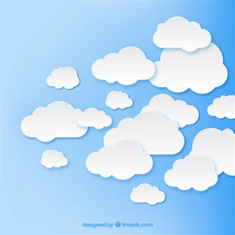 Cloudy Sky Vector Free Download