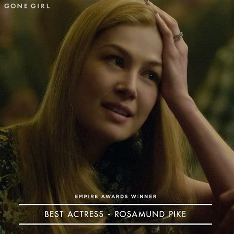 Rosamund Pike Wins Best Actress Award For Gone Girl At 2015 Empire Awards