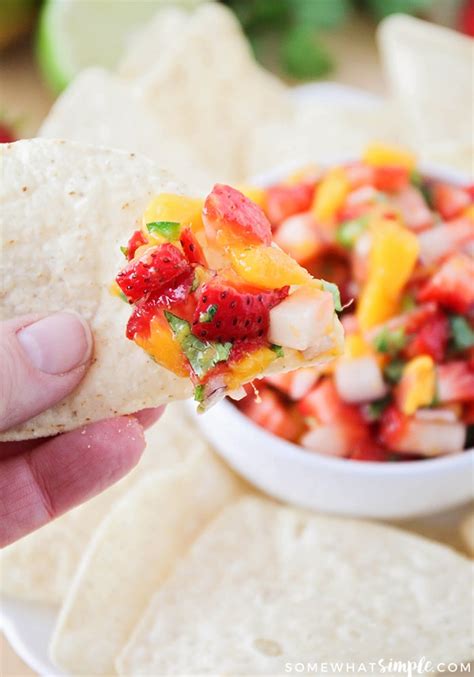 Strawberry Mango Salsa Fresh And Easy Somewhat Simple