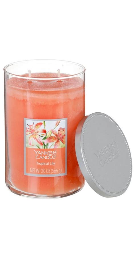 20 Oz Tropical Lily Scented Candle Burkes Outlet