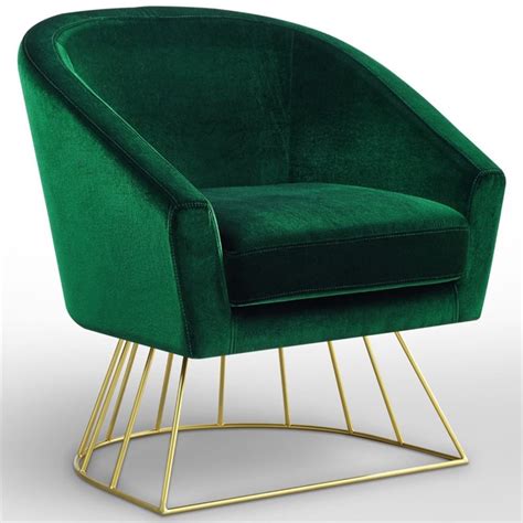 Many diy ers and professional. Brika Home Velvet Tufted Barrel Chair in Green and Gold | eBay
