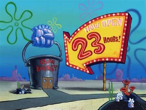 But after arriving at the chum bucket, squidward notices that things aren't quite right here, you must find a way out and neptune forbid you get caught by karen along the way. Image - The Chum Bucket Restaurant.jpg | The Evil Wiki ...