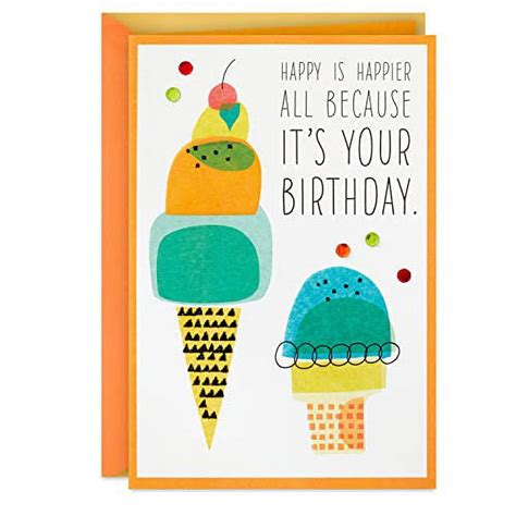 Hallmark Birthday Card Ice Cream