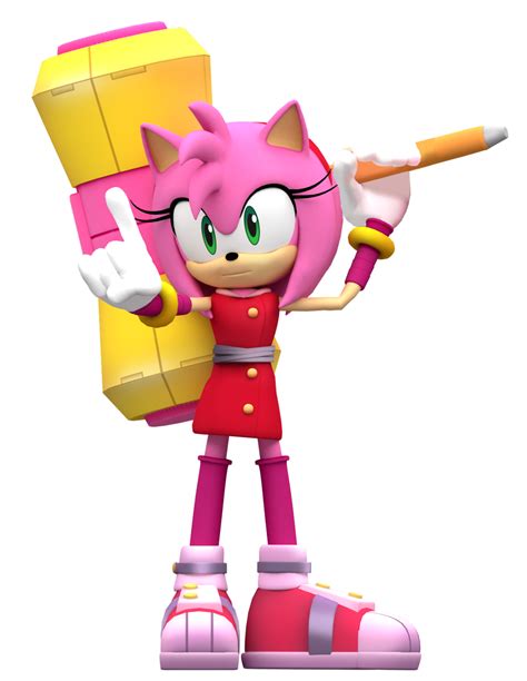 Sonic Boom Amy Render By Nibroc Rock Sonic Boom Amy Sonic Amy The