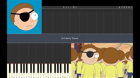 Evil Morty Theme Piano Tutorial Youtube