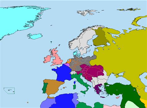 Europe in 1914 blank map. 1914 Europe Q-Bam | alternatehistory.com