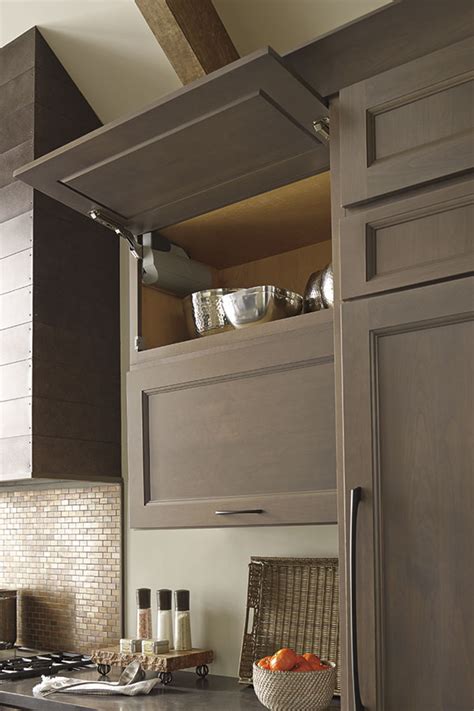 Exposed hinges are most often used when replacing hardware on old kitchen cabinet doors. Stay Lift Cabinet Door Hinge - Decora Cabinetry