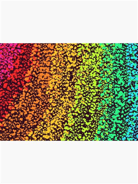 Neon Rainbow Paint Splatter Poster For Sale By Hcprice97 Redbubble