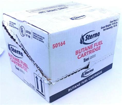 Sterno Butane Fuel Cartridges 128 Oz Foodservice Quality For Stoves