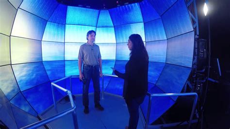 Qualcomm Institutes Virtual Reality Cave Offers 3d Experience Youtube