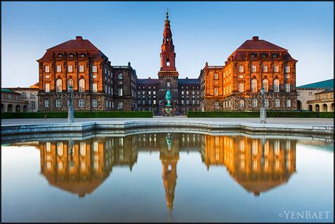 Copenhagen Reflections Of Christiansborg Palace At Dusk Flickr
