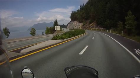 Hwy 99 Riding The Sea To Sky Highway At Lions Bay Bc Youtube