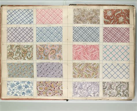 Textile Sample Book | French | The Met | Textile sample book, Textile samples, Sample book