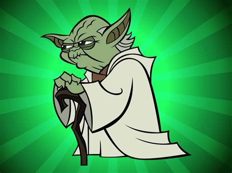 Yoda Cartoon Vector Art And Graphics