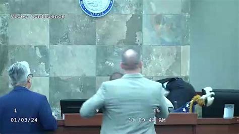 Violent Scene Of Defendant Attacking Nevada Judge In Vegas Courtroom