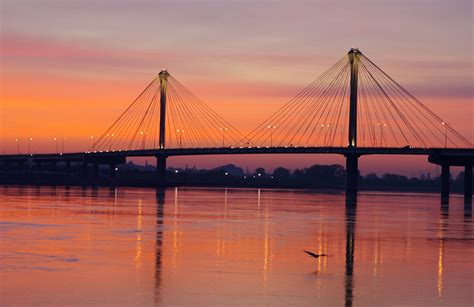 Sunrise At Clark Bridge Alton Illinois Jon K Flickr