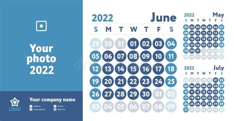 2022 Calendar New Year Planner Design English Calender Green Color