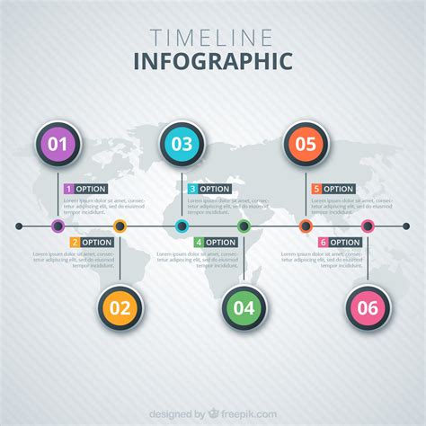 Process Info Graphic Template Timeline Infographic Infographic