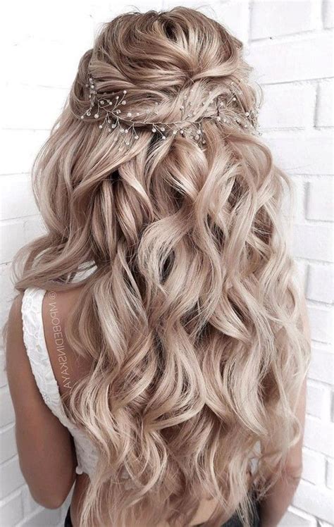 35 Half Up Half Down Wedding Hairstyles For 2023 HMP Page 2 Hair