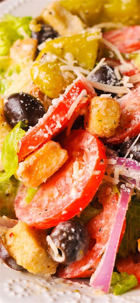 Olive Garden Salad And Dressing Italian Salad Copycat Olive Garden Recipes Olive Garden