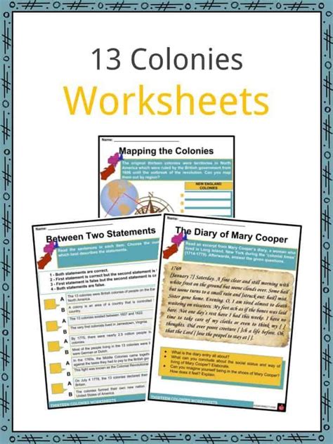 Free Printable Worksheets About Jamestown
