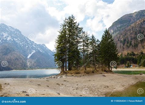 Lake Predil Julian Alps Italy Stock Photo Image Of Friuli Alpine