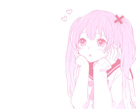 Pretty Cute Mine Kawaii Manga Student Myedit Pink Pastel Transparent