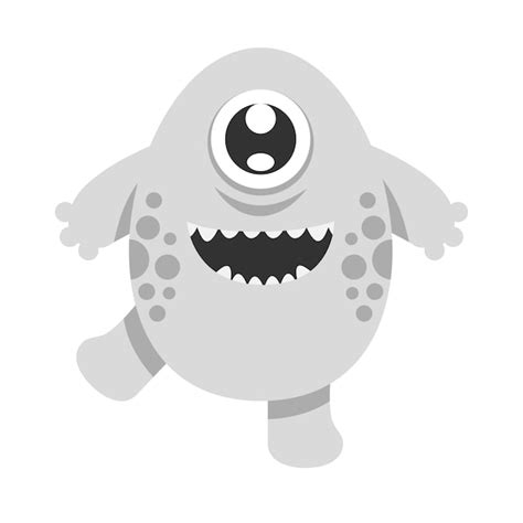 Premium Vector Cute Monster Character Illustration Design Template