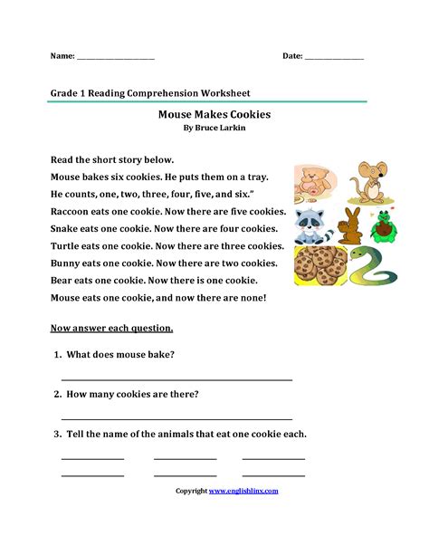 1st Grade Reading Worksheets Printables 1st Grade Literacy Worksheets