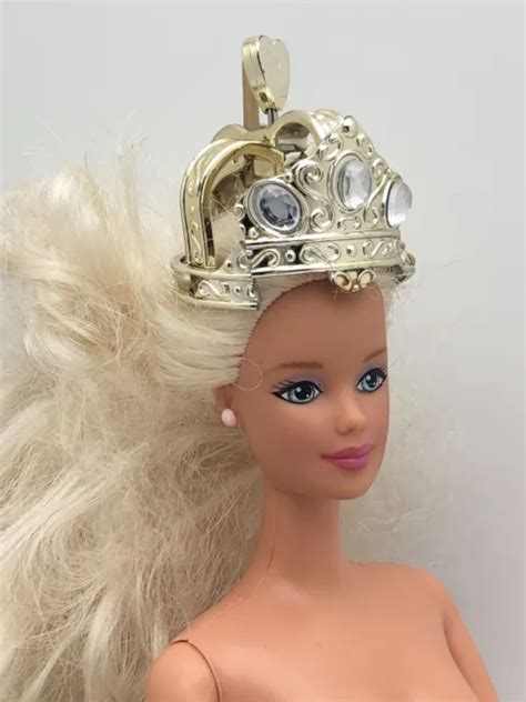 Vtg Mattel Nude Rapunzel Barbie Doll Naked Super Long Blonde Hair S Picclick