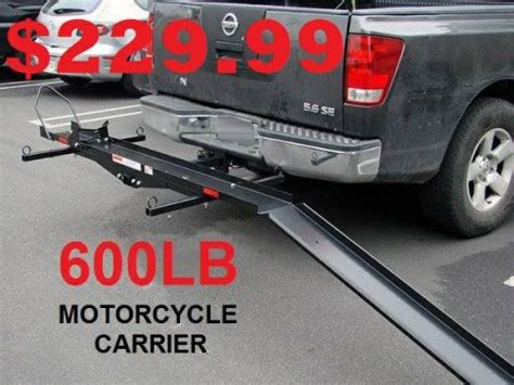 600lb Heavy Duty Tow Hitch Carrier For Motorcycle 229 Motorcycle