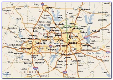 Map Of Dfw Metroplex Area Maps Resume Examples Qq5mlm8dxg
