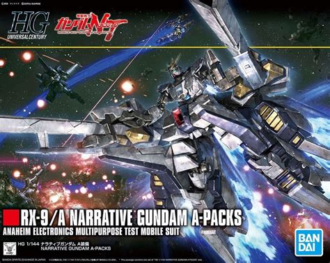 Hguc 1144 Narrative Gundam A Packs Release Info Box