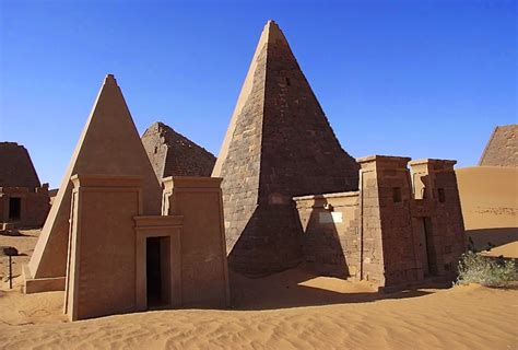 Sudan The Pyramids Of Meroe