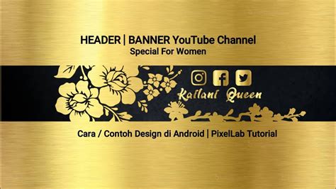 Pemahaman group dan channel telegram. Cara buat header / Banner Channel Youtube | Design Premium ...