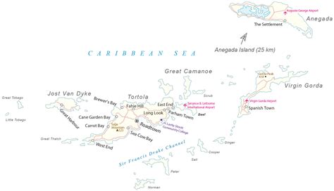 British Virgin Islands Map Gis Geography